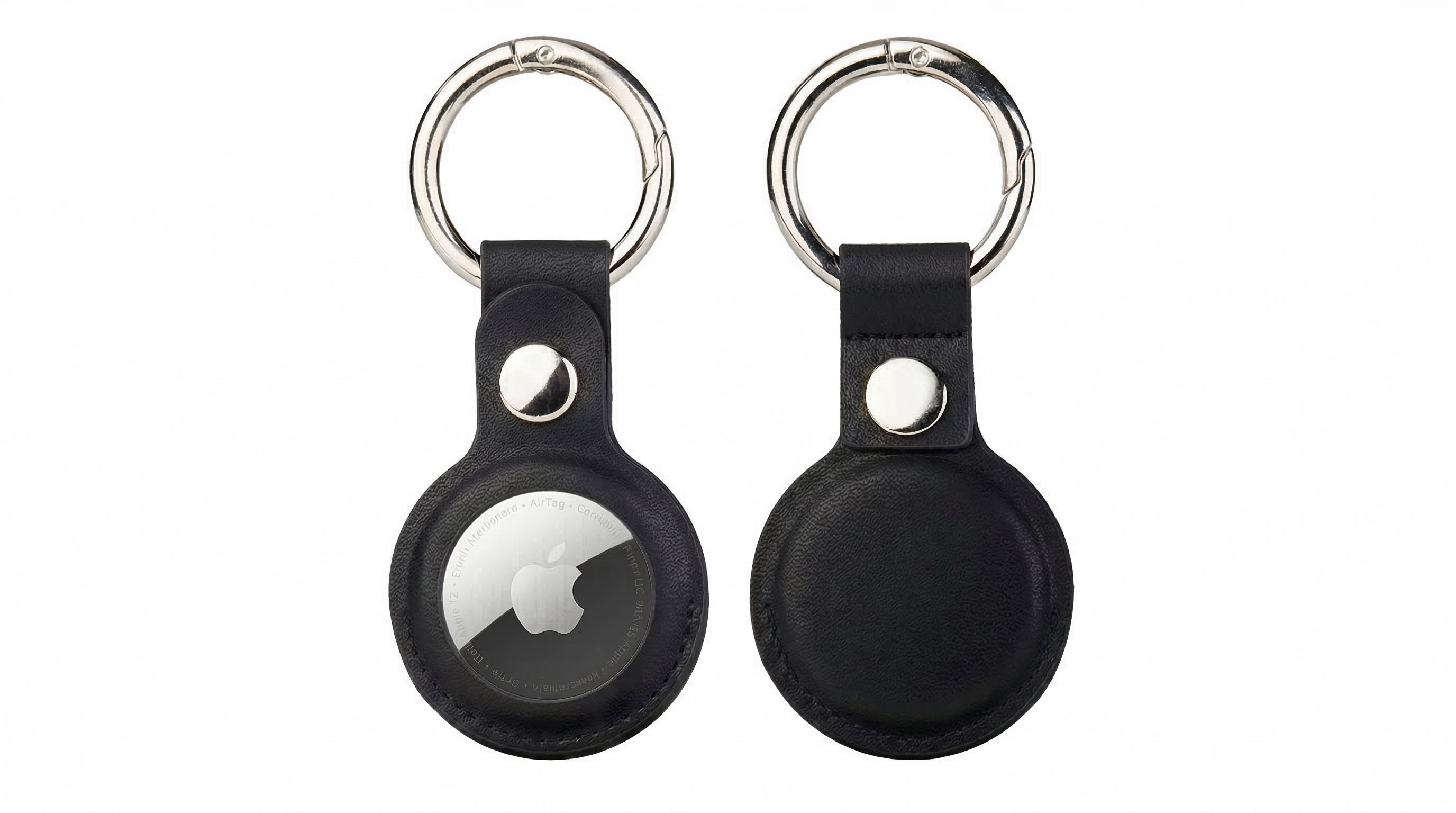 The "Never-Lost" Key Companion: Premium Leather AirTag for Keys, Luggage, or Backpack