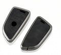 Premium Metal & Leather Key Fob Cover For BMW X1, X2, X5, X7, BMW 3, 5 & 7 Series & many more models  Heavy Duty Protection Case