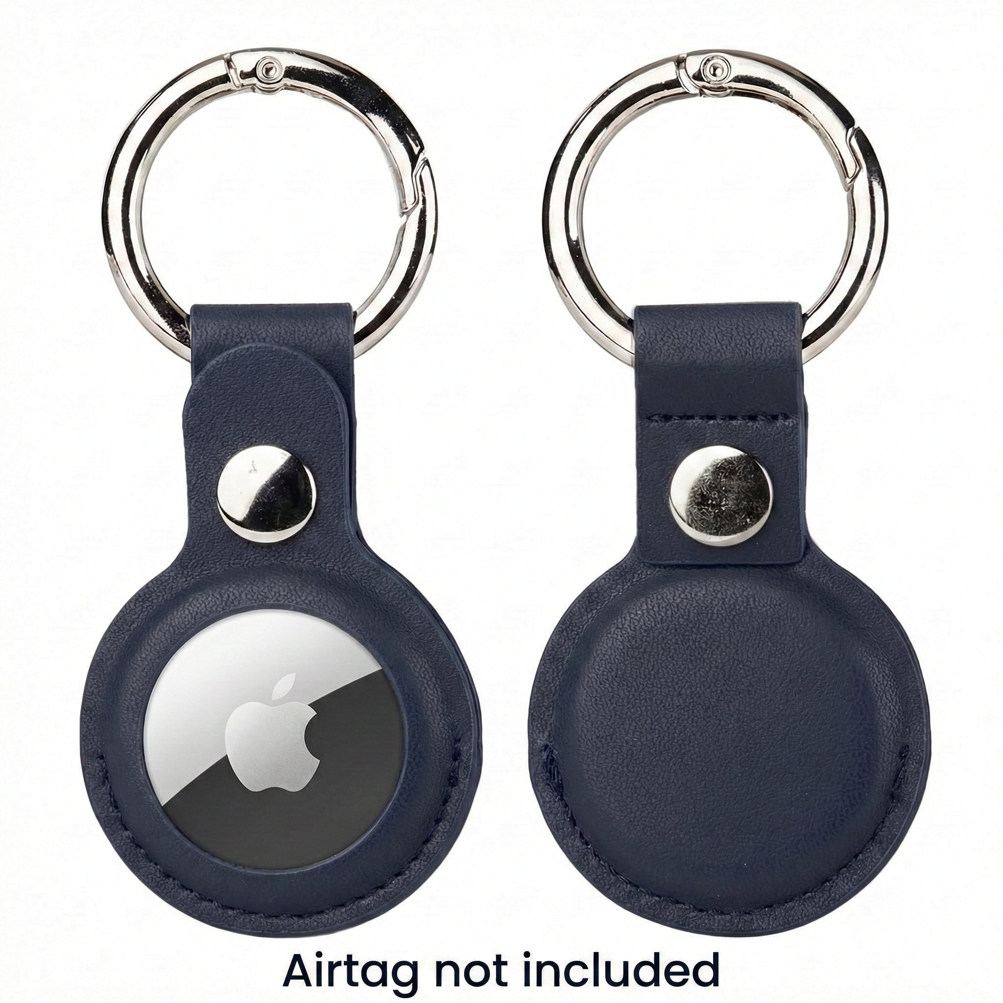 The "Never-Lost" Key Companion: Premium Leather AirTag for Keys, Luggage, or Backpack