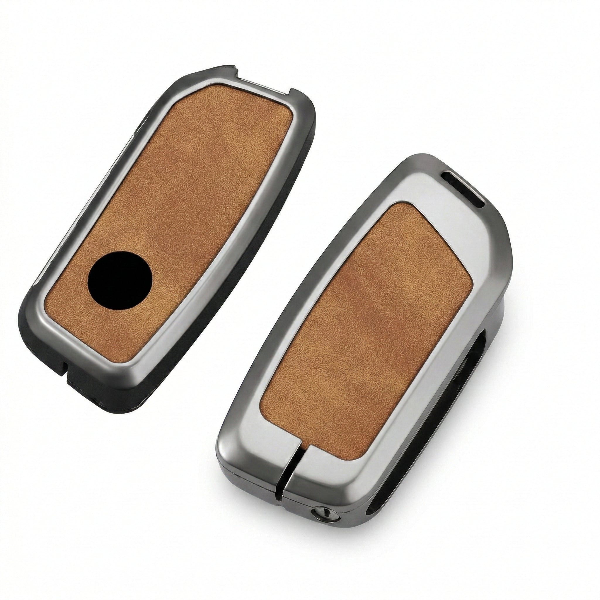 Premium Metal & Leather Key Fob Cover For BMW X5, X7 (LCI), iX & 7 Series | Heavy Duty Protection Case