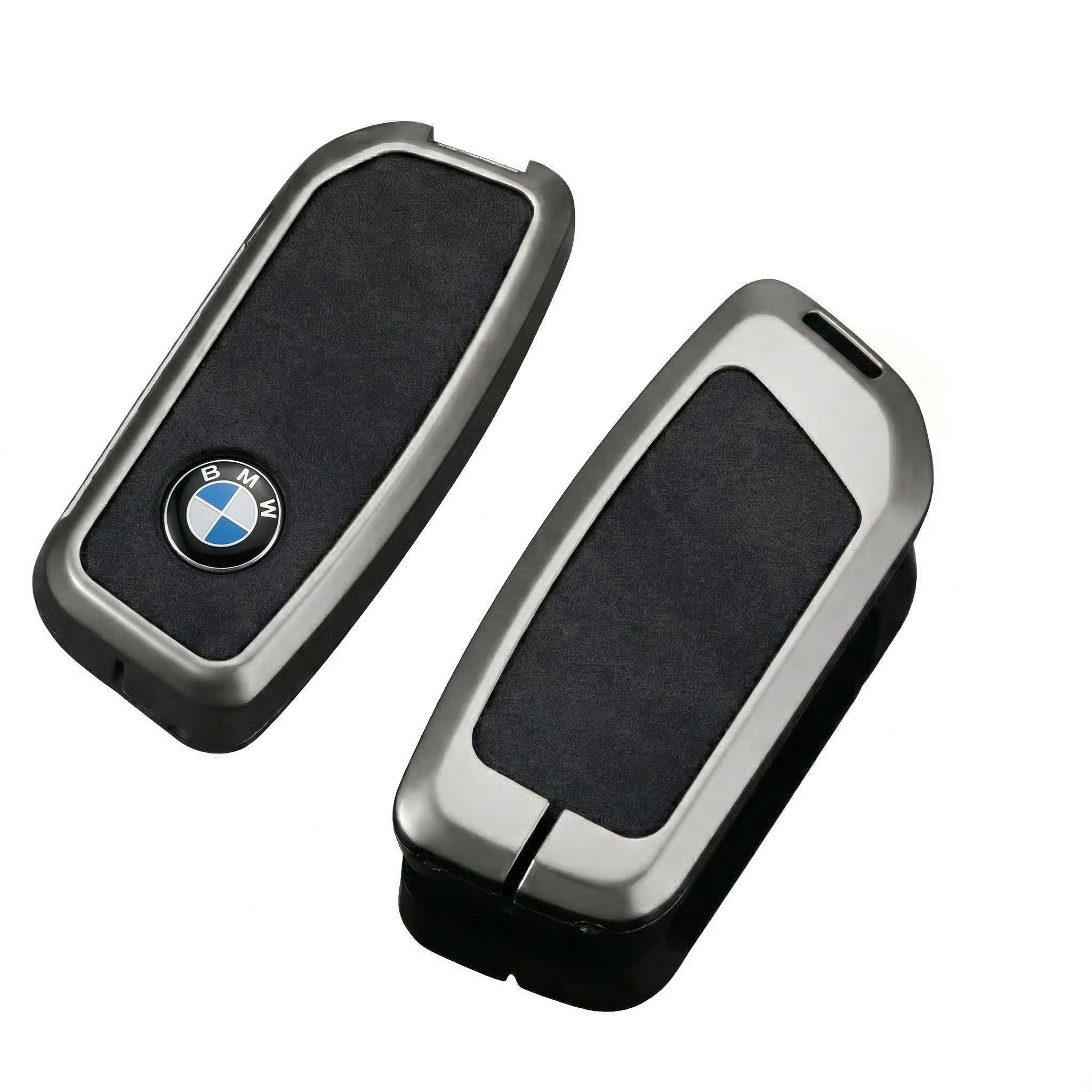 Premium Metal & Leather Key Fob Cover For BMW X5, X7 (LCI), iX & 7 Series | Heavy Duty Protection Case