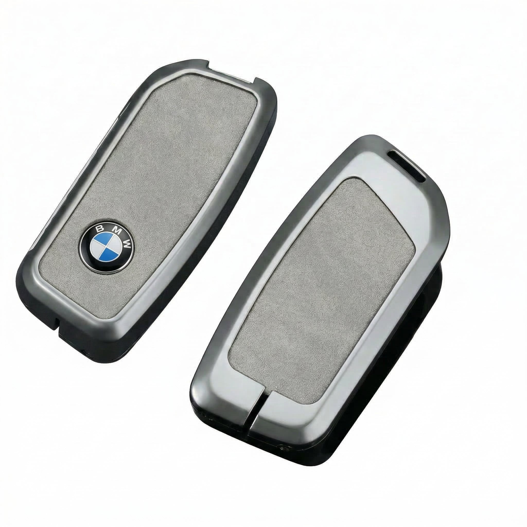 Premium Metal & Leather Key Fob Cover For BMW X5, X7 (LCI), iX & 7 Series | Heavy Duty Protection Case