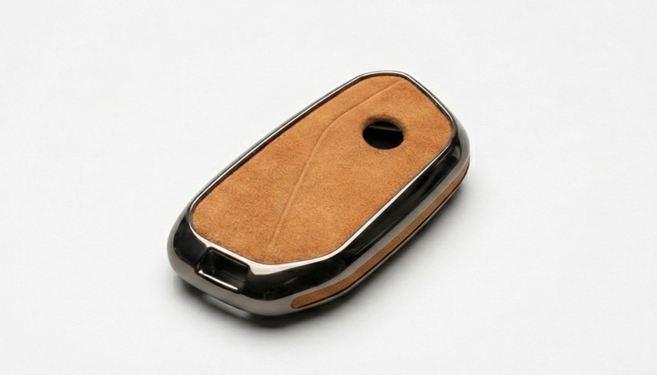 Premium Suede & Metal Key Fob Cover For BMW X5, X7 (LCI), iX & 7 Series | Luxury Protective Case