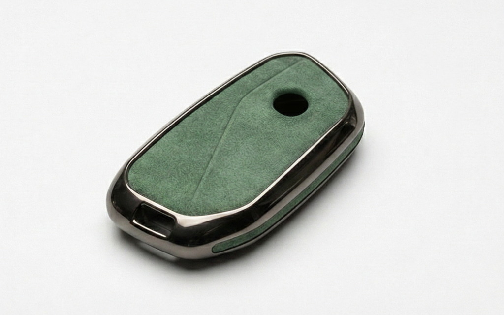 Premium Suede & Metal Key Fob Cover For BMW X5, X7 (LCI), iX & 7 Series | Luxury Protective Case